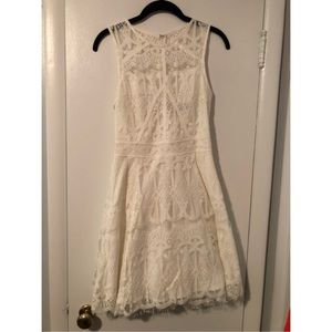 White lace dress